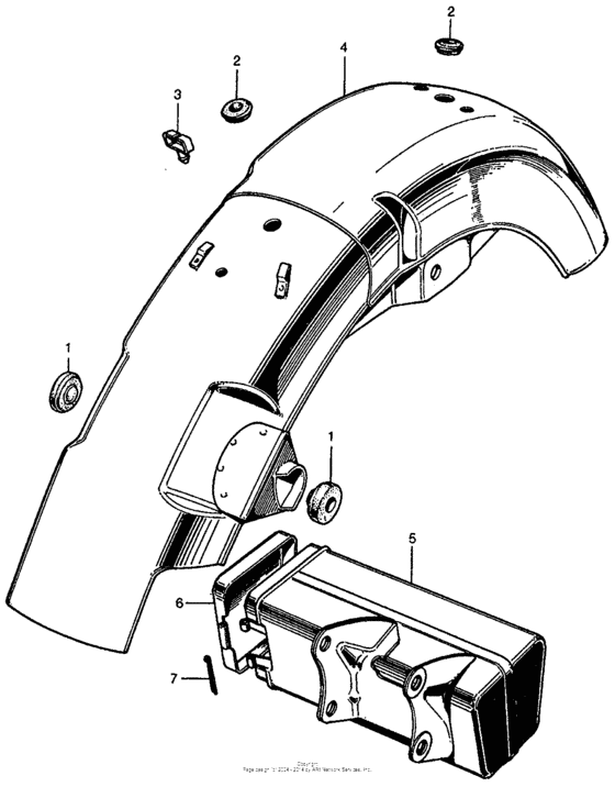 Rear fender + tool box
