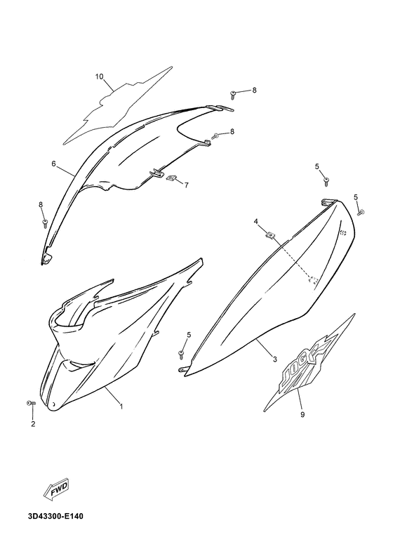 CS50 Боковые обтекатели