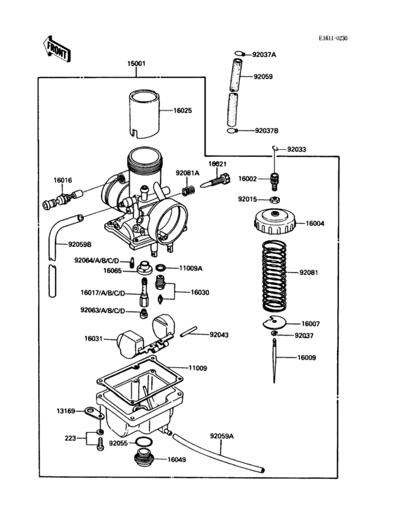 Carburetor(kdx80-c4/c5)(1/2)