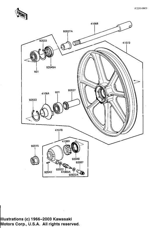Front wheel/hub