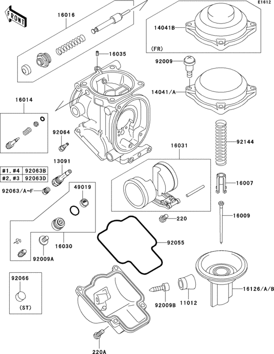 Carburetor parts(1/2)