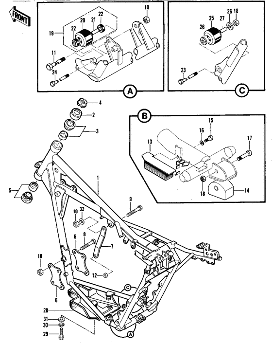 Frame/frame fittings