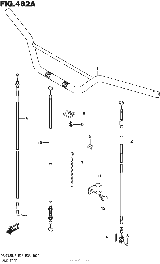 Handlebar (Dr-Z125 E28)