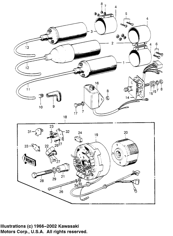 Ignition/generator/regulator