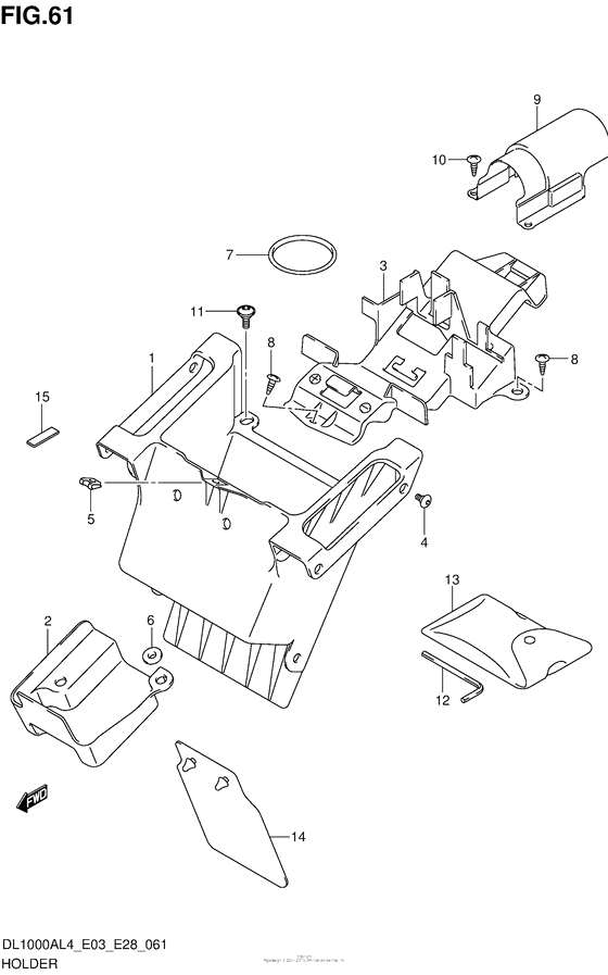 Holder (Dl1000Al4 E33)