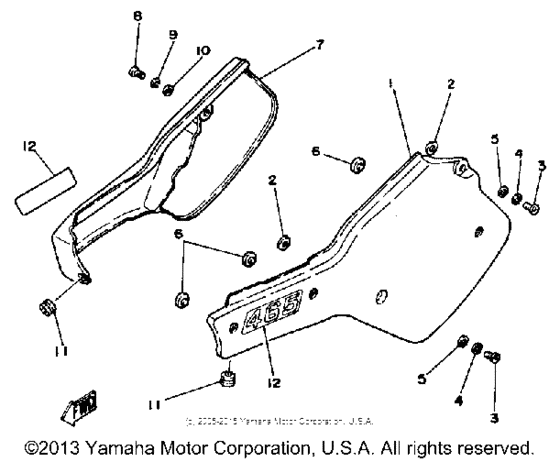 IT465J Боковые обтекатели