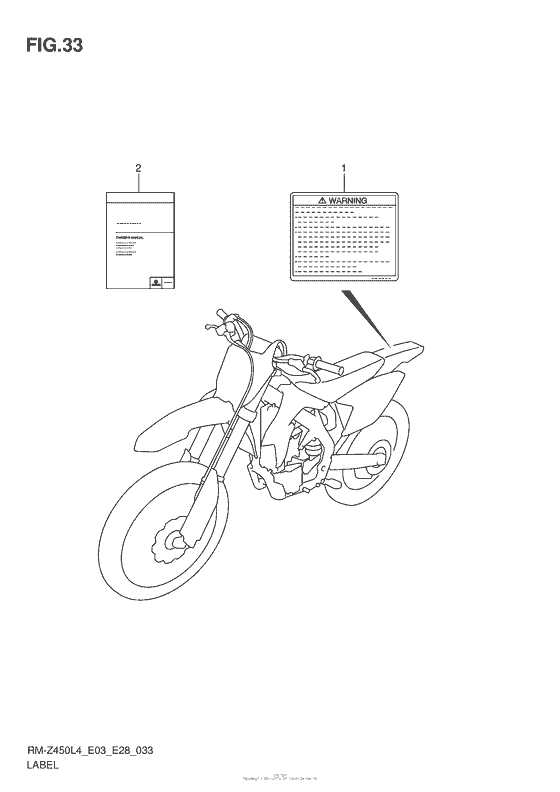 Label (Rm-Z450L4 E28)