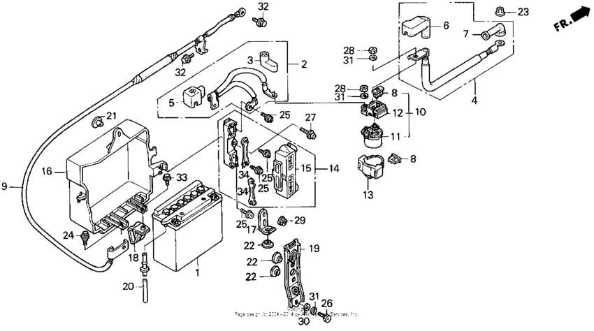 GL1500I Gl1500i battery