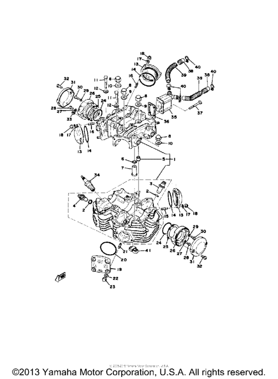 Cylinder head - cylinder head cover