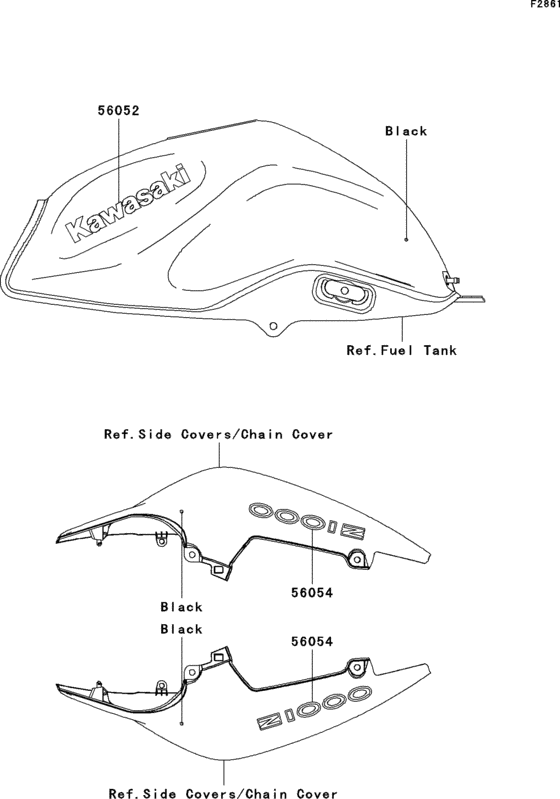 ZR1000 Decals(black)(b7f)