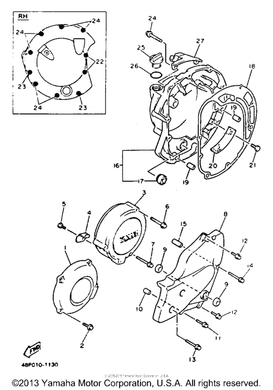 XJ600SDC Боковые крышки