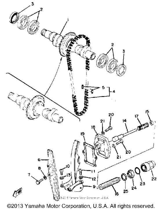 Camshaft - chain