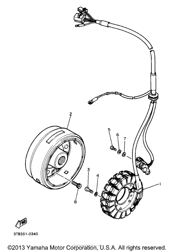 XT600ED Генератор