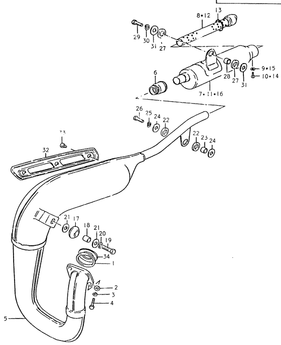 Muffler comp