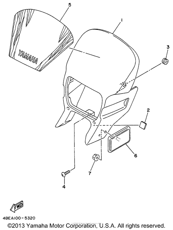 XT225H Обтекатели
