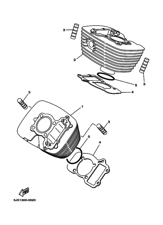 XVS125 Цилиндр