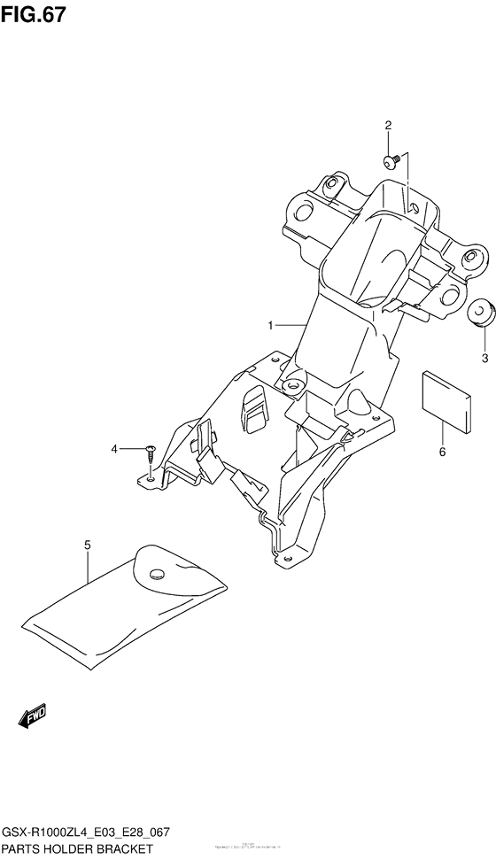 Parts Holder Bracket