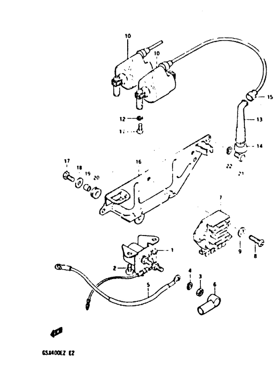 GSX400 Equipo electrico