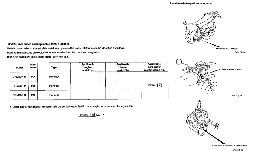 CRM50R *Applicable serial numbers