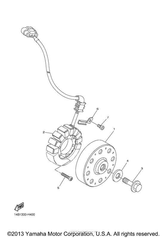 YZF-R1 Генератор