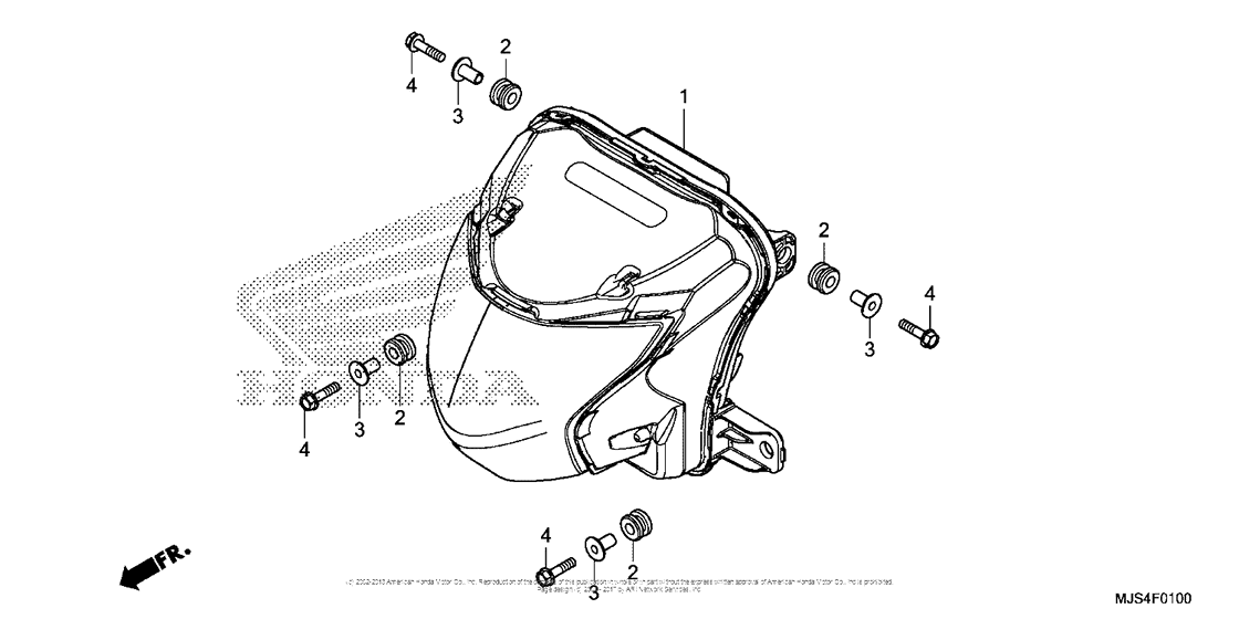 NC700J (DCT) Фара
