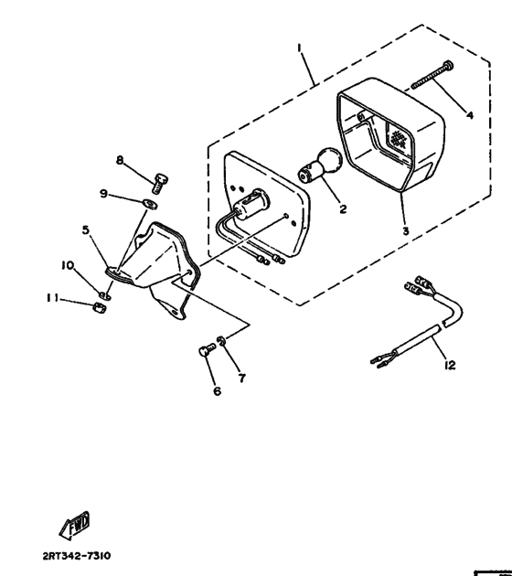 Taillight unit ass`y