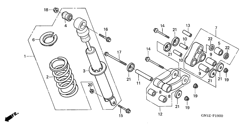 Rear cushion