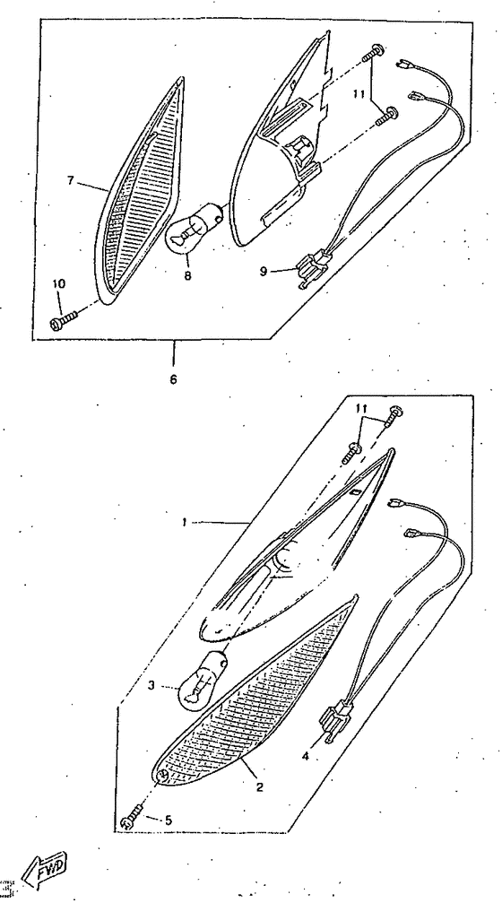 CW50RSP Поворотники