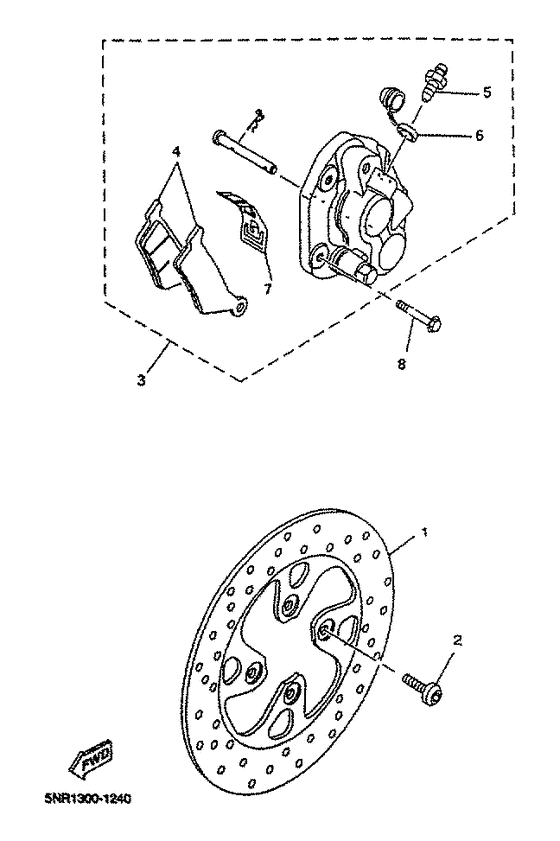 Front brakecaliper