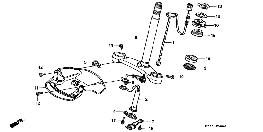 GL1500A Траверса нижняя