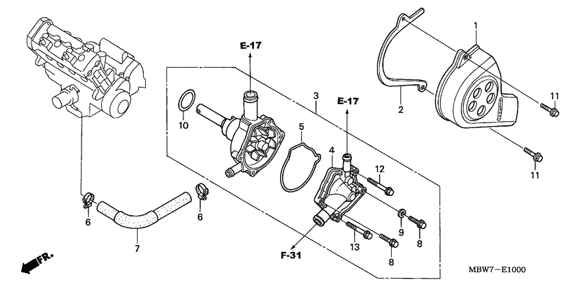  Водяная помпа