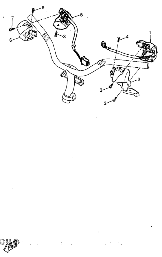 Handle switch. lever