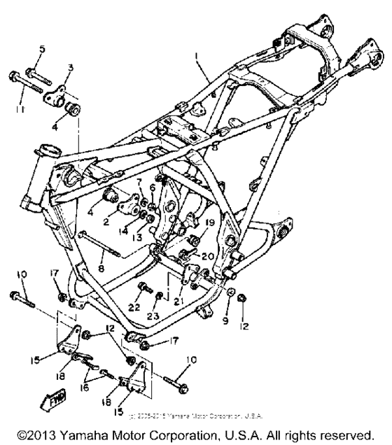 XS400H Рама
