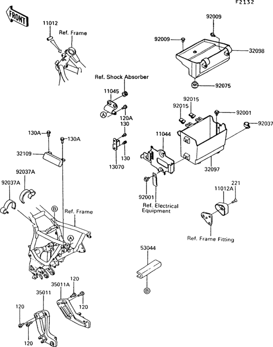 ZG1000 Короб для АКБ