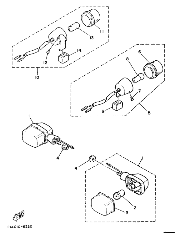 YSR50 Поворотники