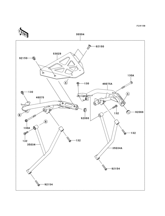 EX650 Accessory(topcase bracket)