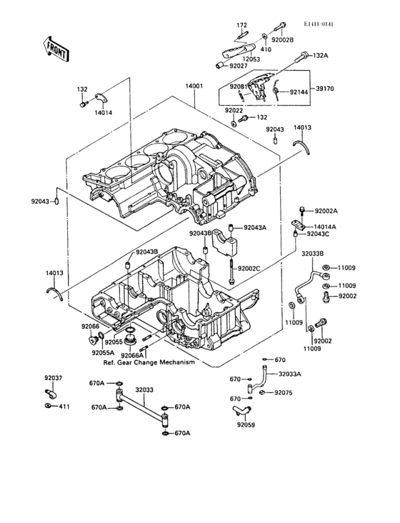 Crankcase(zxt00a-020488-)