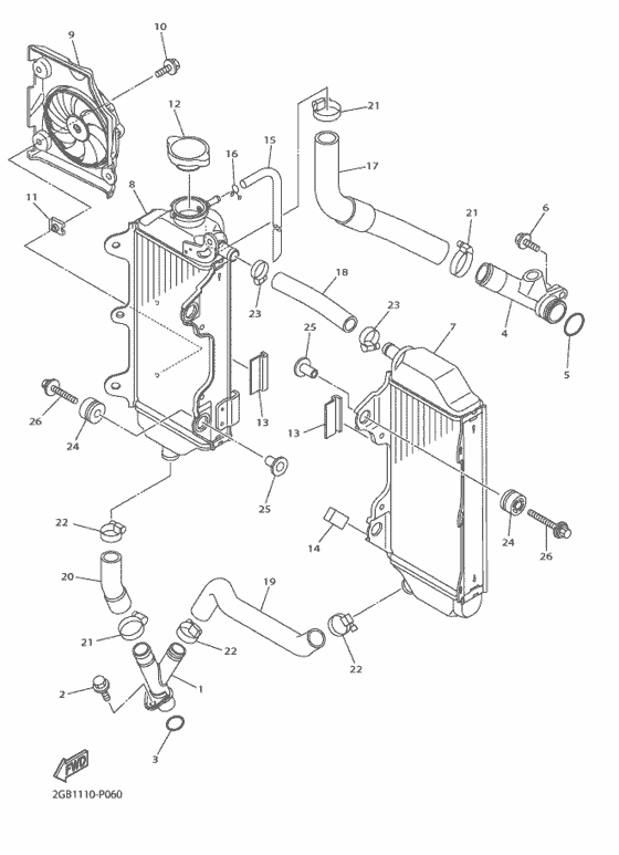 Radiator & hose