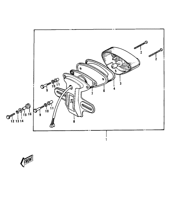 Taillight unit ass`y