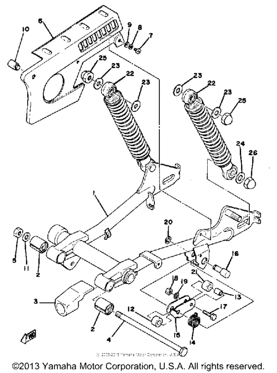 Rear arm - suspension