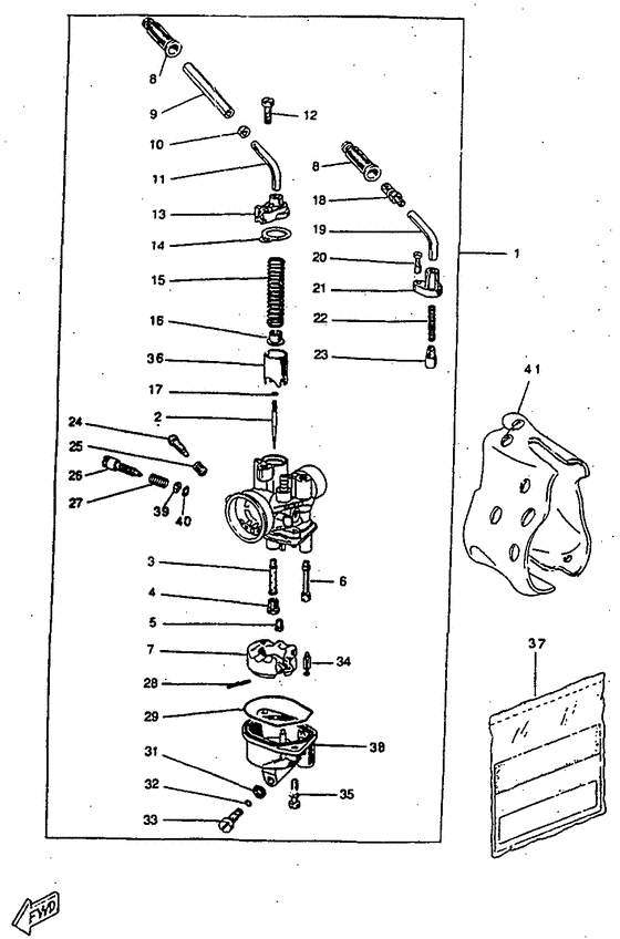 CW50RSP Карбюратор