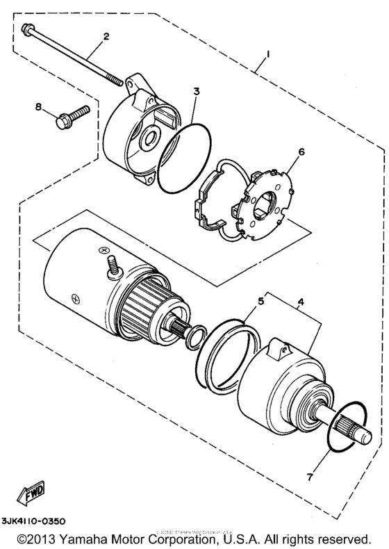 XV1100G Стартер