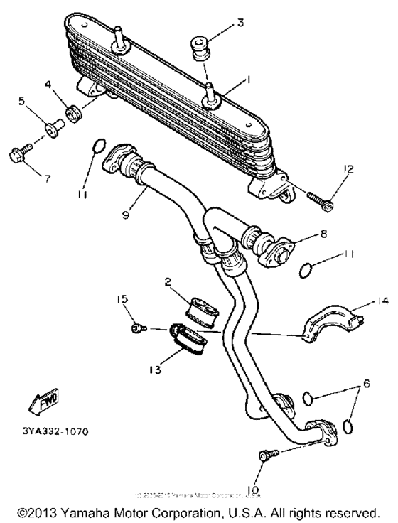 FJ1200BC Масляный картер