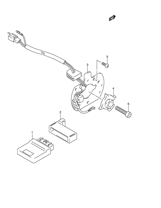 GSF600 Зажигание