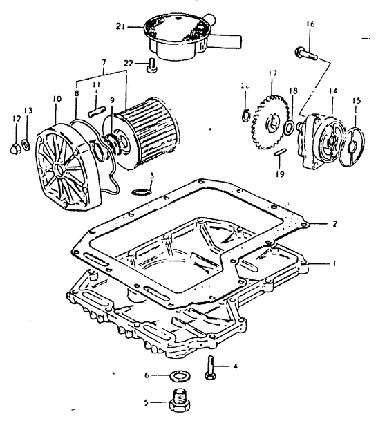 Oil pump - oil filter