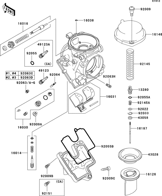 Carburetor parts(1/2)