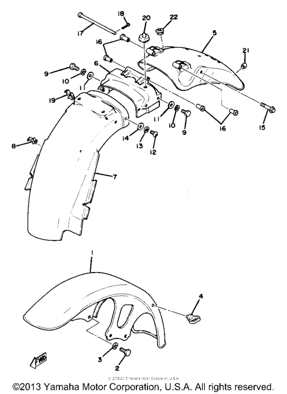 Front fender - rear fender