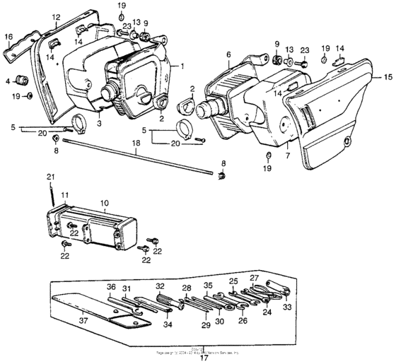 Air cleaner + tools