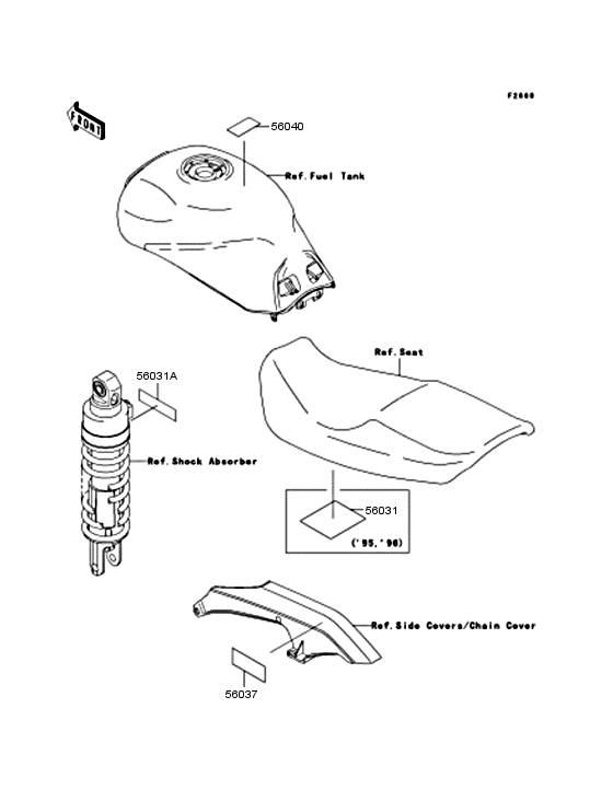 ZX1100 Наклейки
