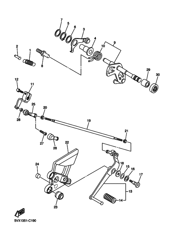 FZ6-N Shaft shift